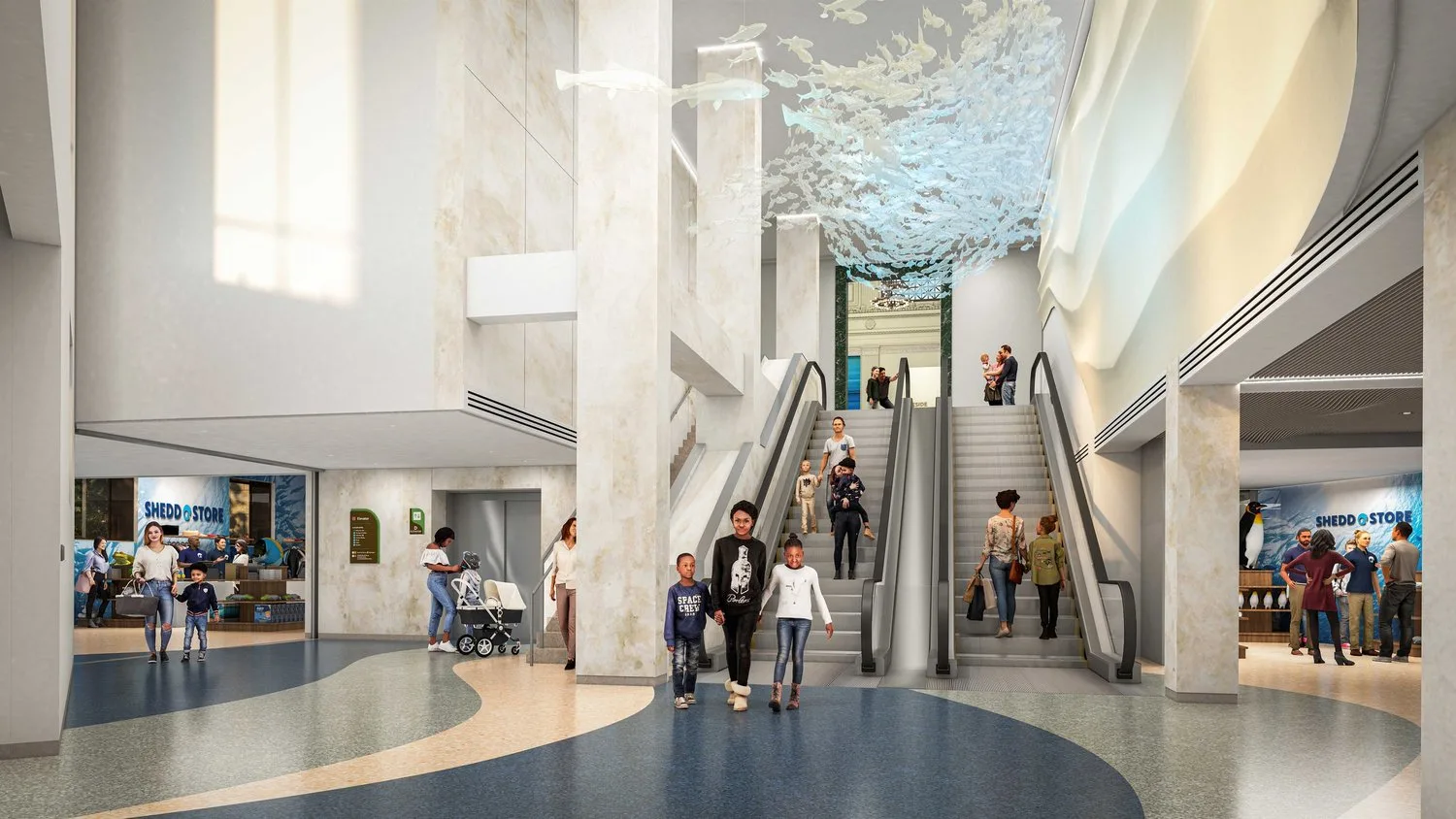 Shedd Aquarium Renovations steel project
